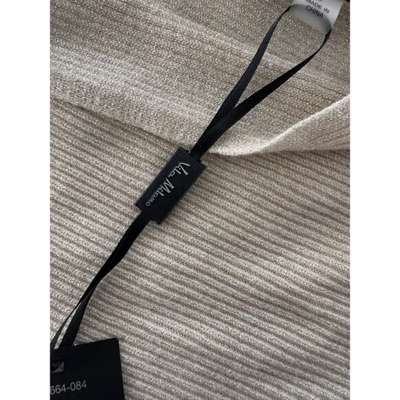 Vila Milano Large Cream Metallic Sweater NEW NWT - Picture 8 of 11